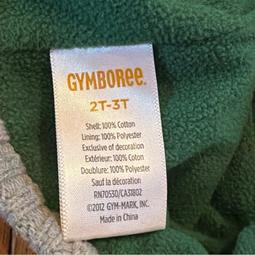 Gymboree Choo Choo Train TRAIN Winter Hat With Tassel Sz 2T 3T Gray Green White